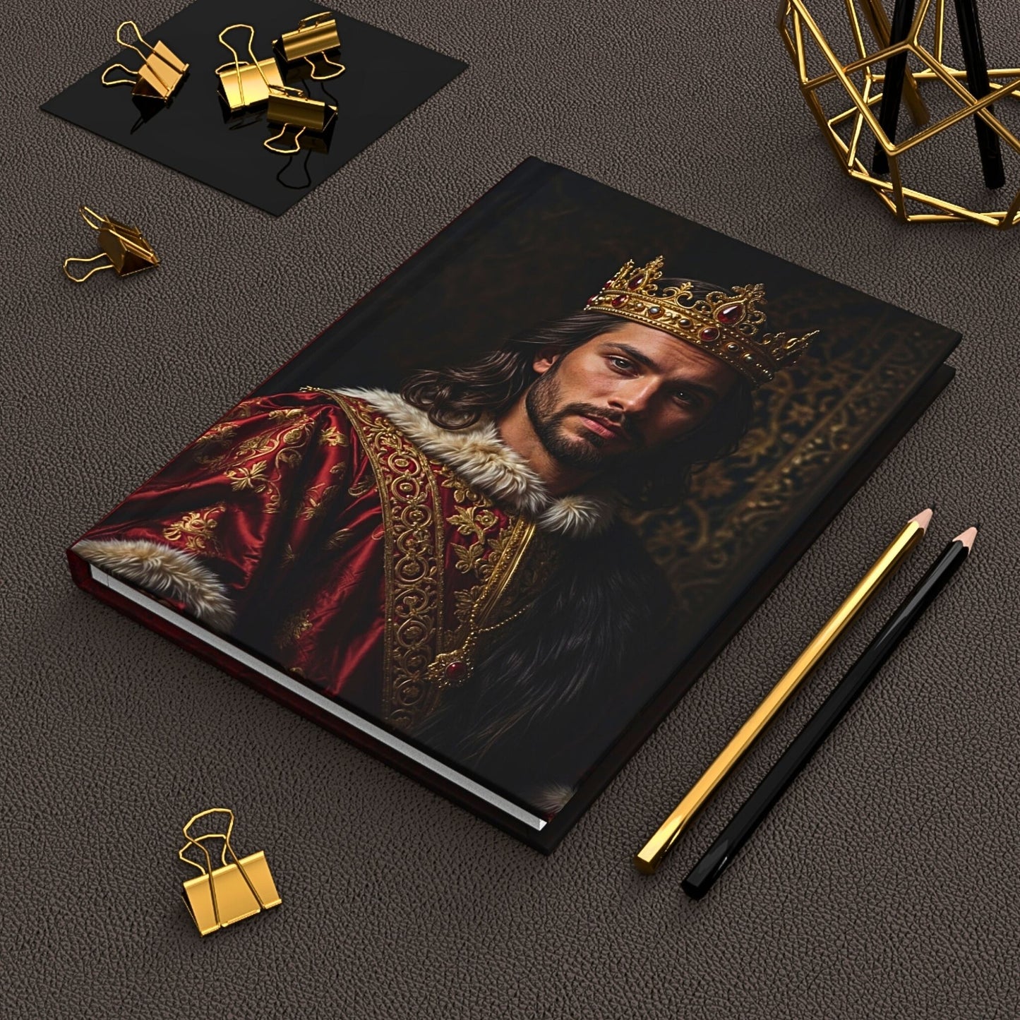 Custom Journal from Photo, Personalized King Journal - Unique Gift for Him - Father's Day Special. A15.3