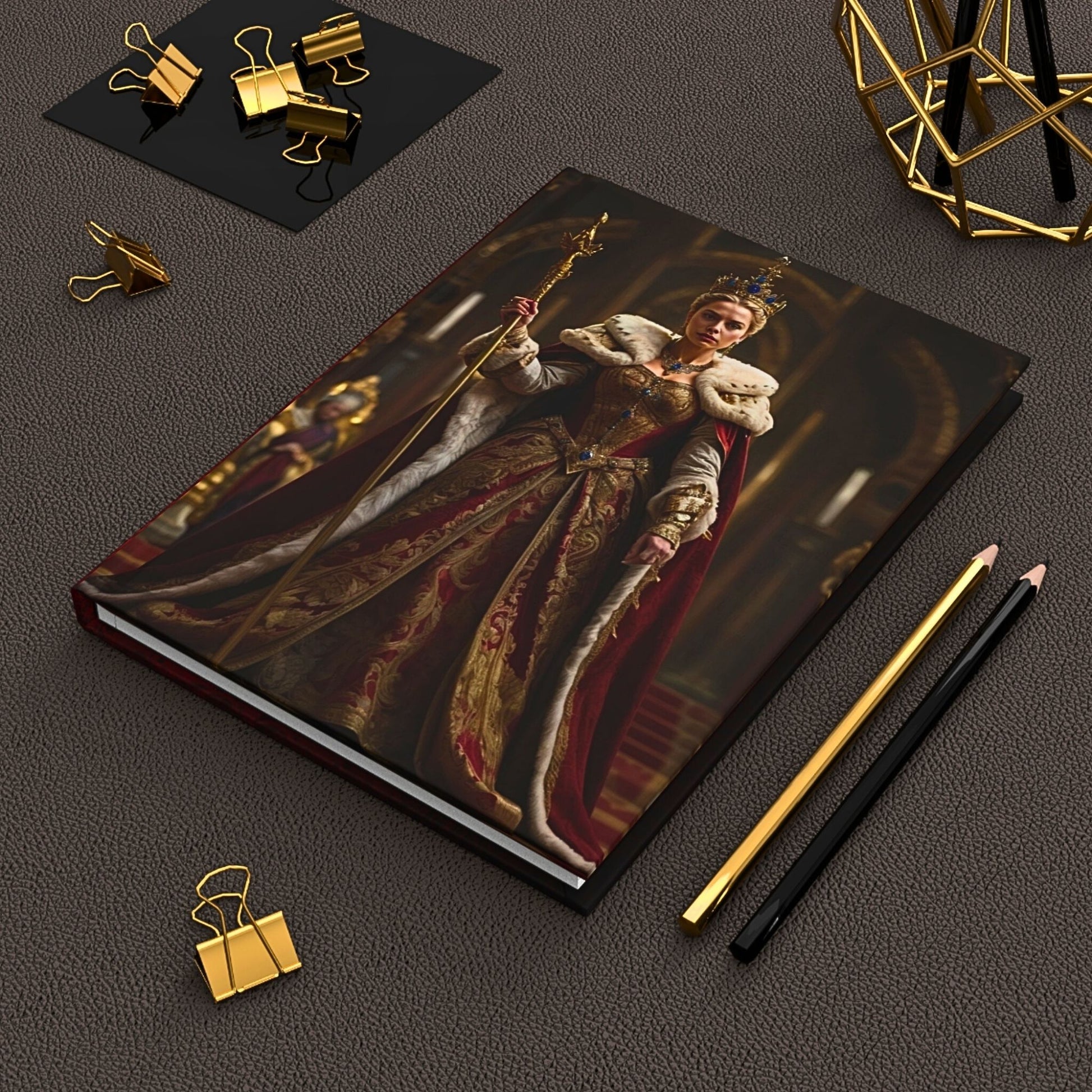 Discover the perfect Personalized Queen Journal for your wife or girlfriend. Custom Notebook with Letters For My Wife, ideal for a Wedding Anniversary Gift. Personalised Manor Wife Journal and Memory Book, a thoughtful Anniversary Gift For Her.