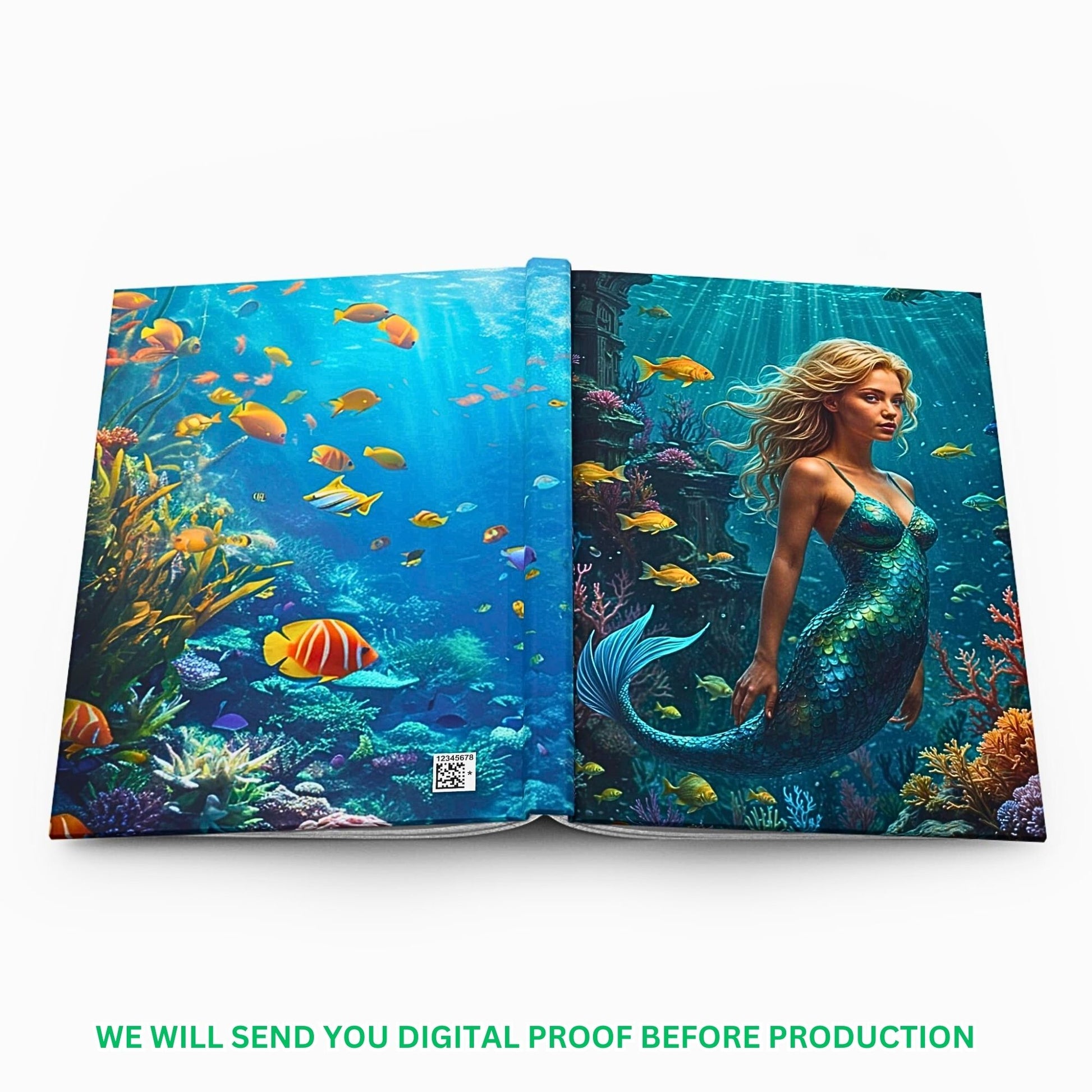 Dive into creativity with our Custom Mermaid Journal, crafted from your favorite photo. This personalized gift is a perfect choice for birthdays, offering a whimsical way for girls to cherish memories and jot down their dreams.