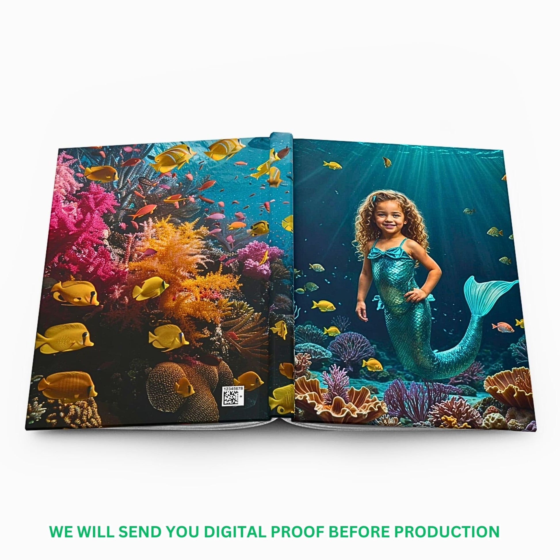 Dive into creativity with our Custom Mermaid Journal, crafted from your favorite photo. This personalized gift is a perfect choice for birthdays, offering a whimsical way for girls to cherish memories and jot down their dreams.