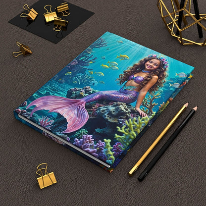 Create a personalized mermaid adventure with our Custom Mermaid Journal From Photo. Perfect for birthdays, this unique gift for girls is a stylish way to capture memories and dreams.