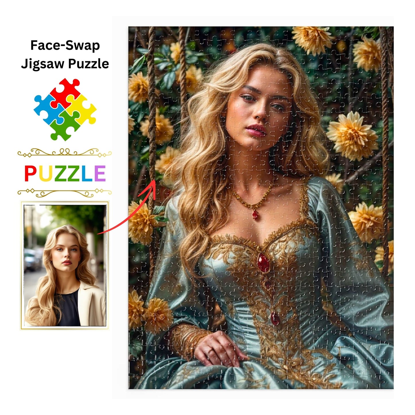 Embark on a journey through time with bespoke puzzle artworks inspired by royal heritage. Celebrate special moments with personalized puzzle portraits reminiscent of Renaissance masterpieces. Each creation transforms your cherished photos into regal art, available for digital download. Perfect for discerning art lovers and thoughtful gift-givers, these custom puzzles blend history, elegance, and individuality into a truly memorable keepsake.