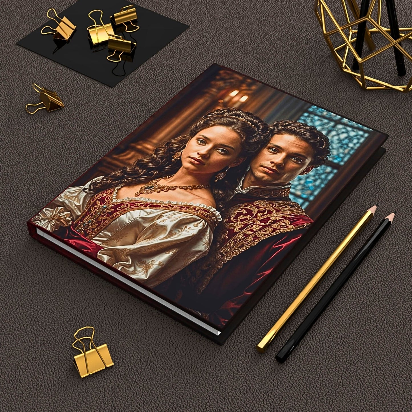 Discover our Custom Royal Couple Journal, a majestic gift perfect for birthdays, anniversaries, or Father's Day. Personalize your journal with photos and create a regal keepsake fit for kings and queens. Explore our Royal Journal Collection and celebrate your special moments with elegance and charm today!