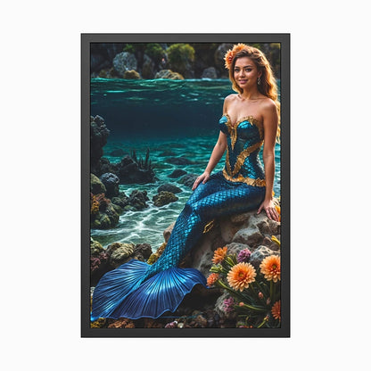 Transform your cherished photo into a stunning Custom Mermaid Portrait. Perfect for a Personalized Princess Mermaid Portrait From Photo, this Fantasy Female Portrait makes an unforgettable Birthday gift for a woman. Hang it on your wall for a unique touch. Ideal for Mermaid Gifts or Princess Birthday Gift, this Custom Portrait for Girls will delight anyone. Convert any Photo to mermaid portrait or Princess Photo portrait effortlessly. It's the Custom Mermaid Portrait you've been dreaming of!