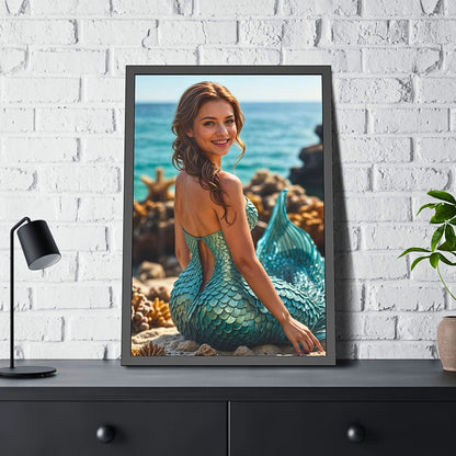 Custom Mermaid Portrait: Custom Fantasy Art from Your Photo.MT2.6