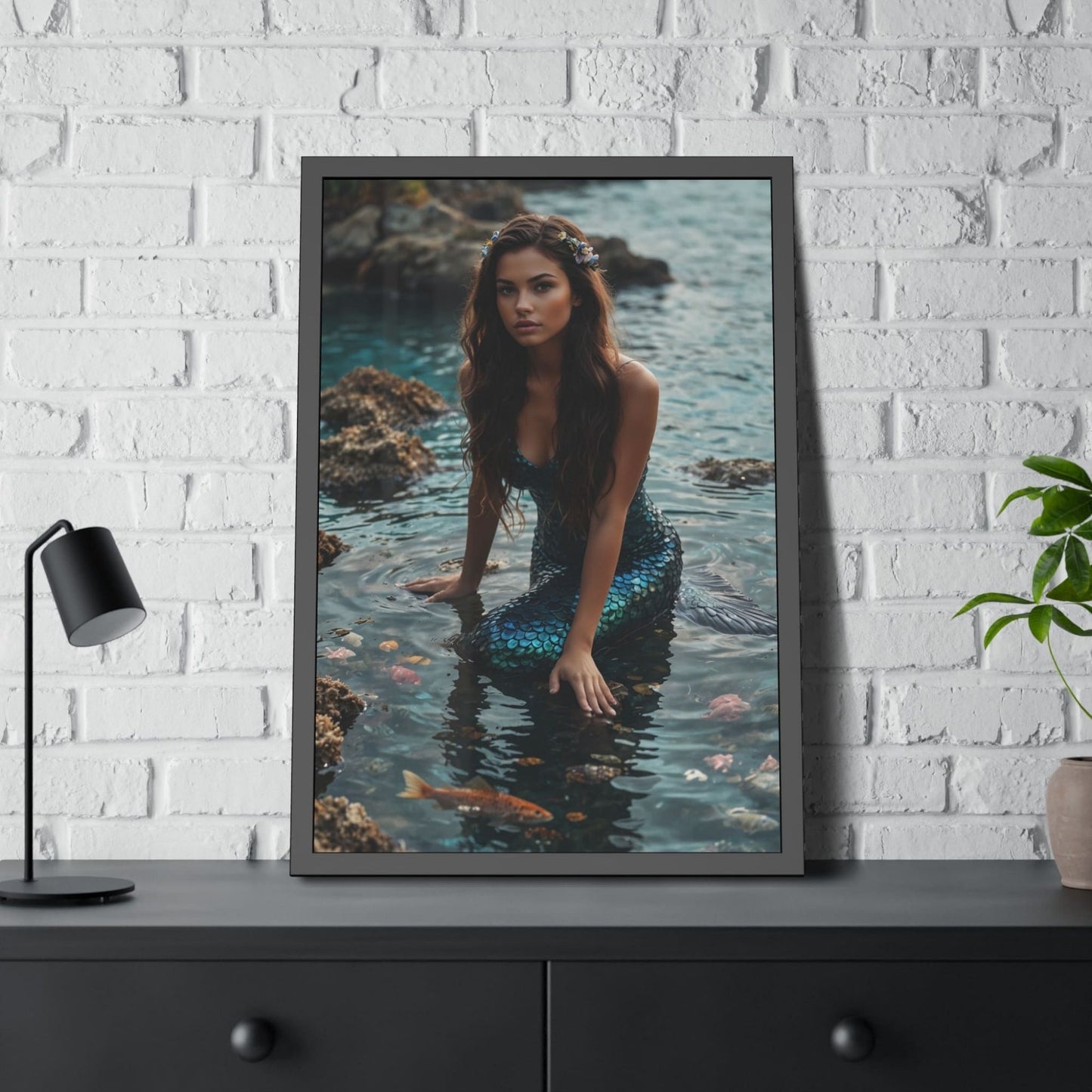 Custom Mermaid Portrait: Bespoke Princess Artwork from Your Picture.MT2.8