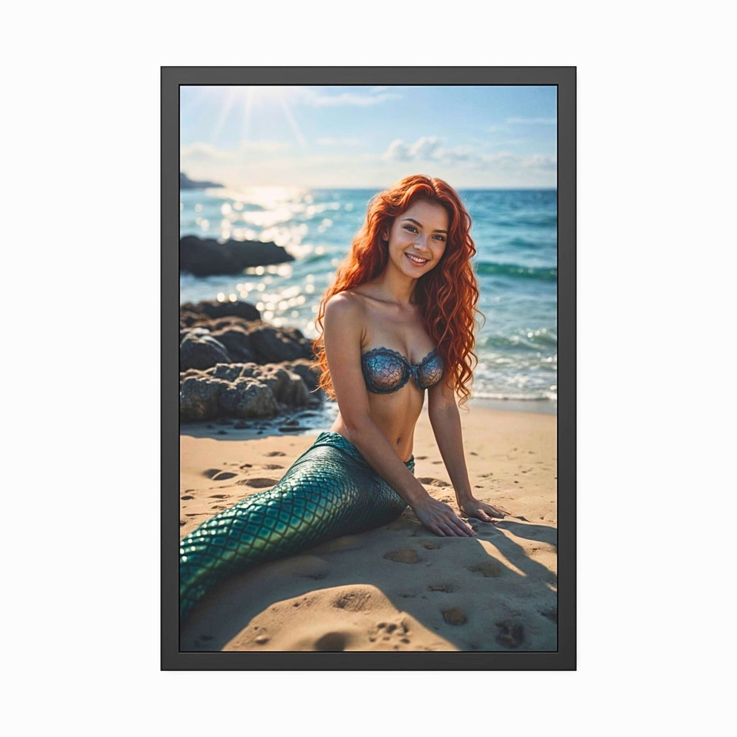 Custom Mermaid Portrait: Personalized Art for Fantasy Lovers.MT2.10