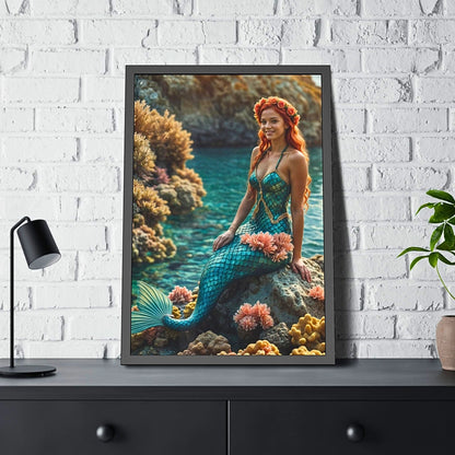 Custom Mermaid Portrait: Handcrafted Fantasy Portrait for Women.MT2.12