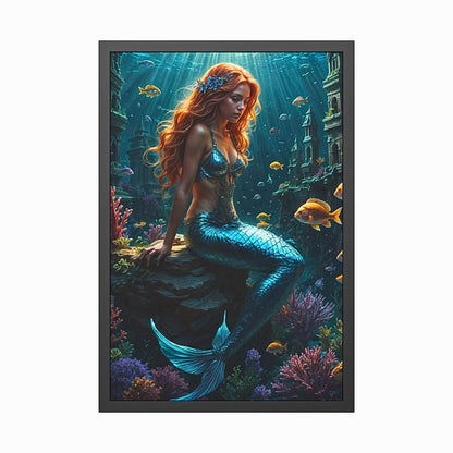 Custom Mermaid Portrait: Personalized Gift for Mermaid Enthusiasts.MT2.17
