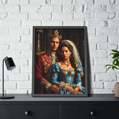 Custom Portrait, Custom Royal Couples Portrait from Photo, Renaissance Portrait, Historical Portrait, (21)