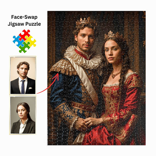 Custom Puzzle, Custom Royal Couples Puzzle from Photo, Renaissance Puzzle, Historical Puzzle, (7)
