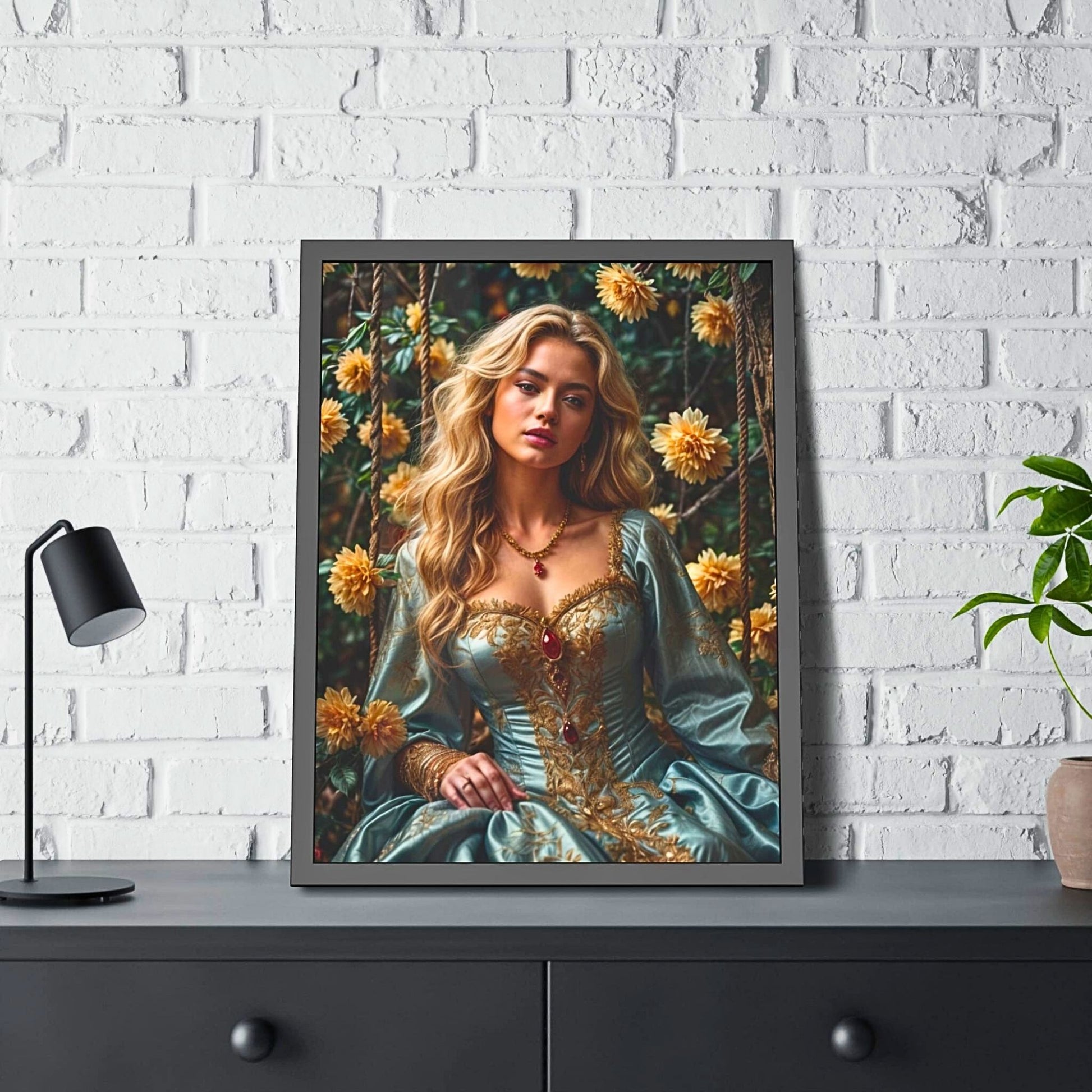 Celebrate her with a custom royal queen portrait, crafted from your photo in a Renaissance style. This historical portrait makes a regal birthday gift, capturing her essence with elegance and grace. Ideal for women who appreciate personalized art and unique gifts.