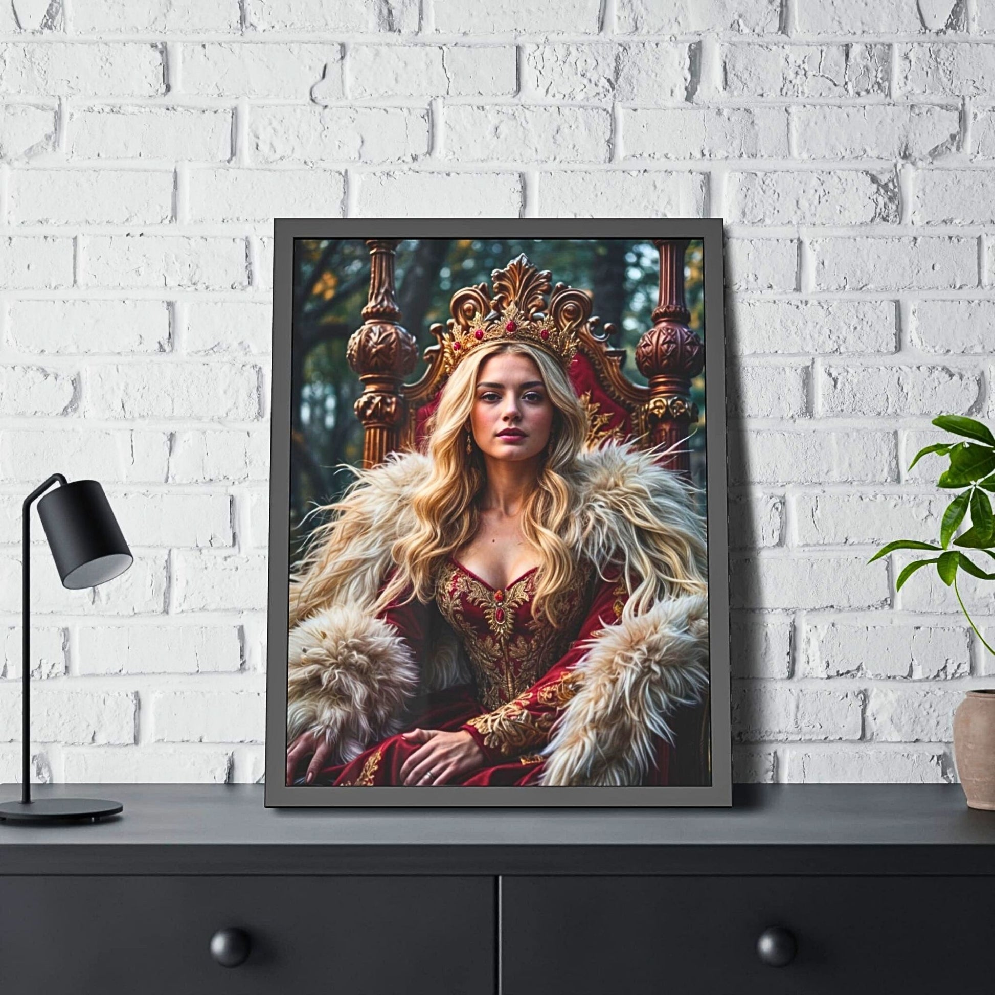 Transform her into a majestic figure with a custom royal portrait, meticulously crafted in the Renaissance style from her photo. This unique and personalized gift idea combines historical allure with a touch of modern elegance, making it perfect for celebrating birthdays or honoring her as a queen in your life. Ideal for those who cherish bespoke art and meaningful gestures.