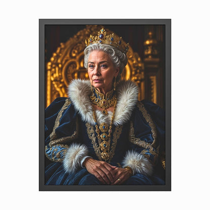 Capture her essence in a custom Renaissance-style portrait, meticulously handcrafted from her photograph. This unique masterpiece transforms her into a majestic figure, perfect for commemorating birthdays or special occasions with a touch of historical elegance. Ideal for those who appreciate bespoke art and seek a meaningful gift that celebrates her grace and personality in a timeless manner.