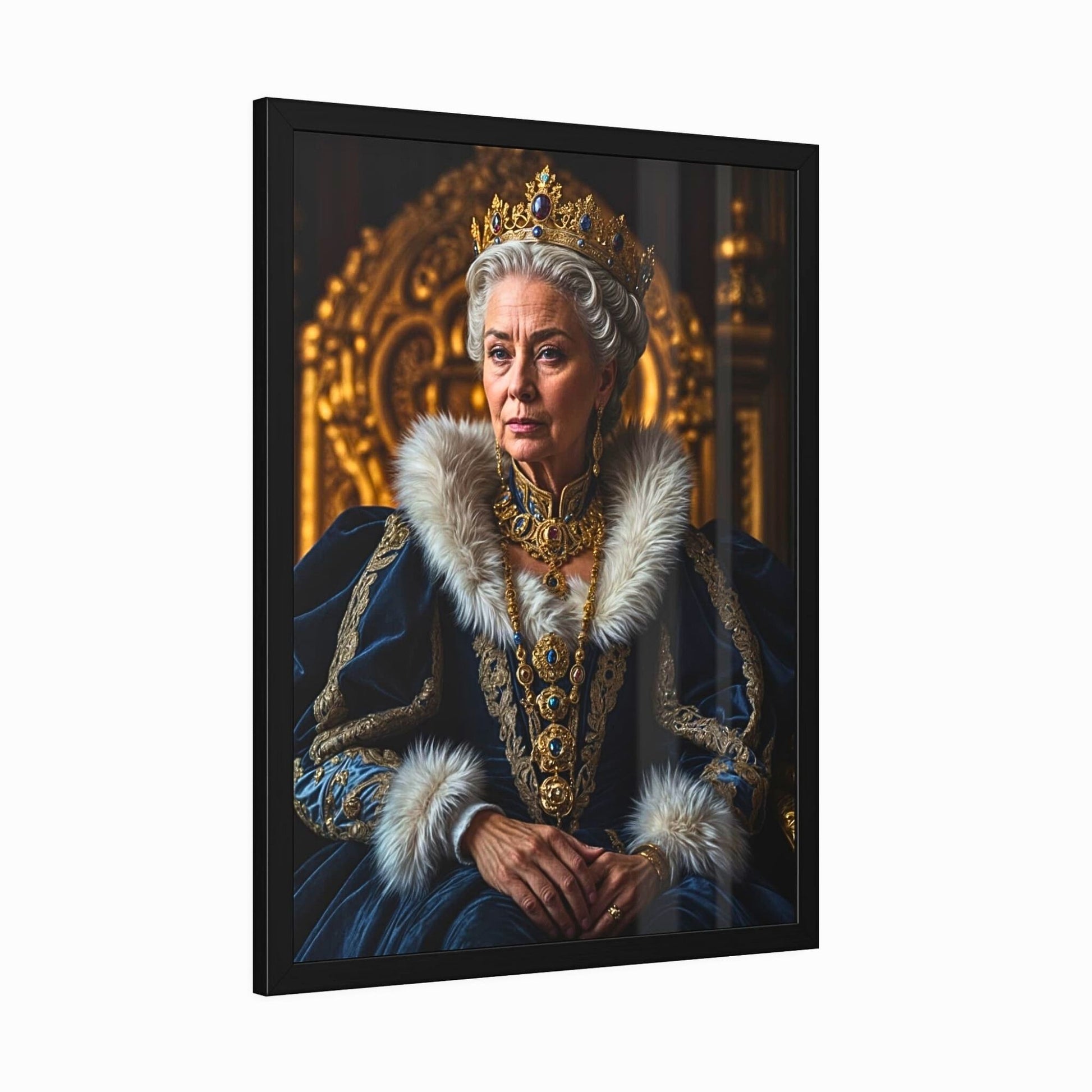 Capture her essence in a custom Renaissance-style portrait, meticulously handcrafted from her photograph. This unique masterpiece transforms her into a majestic figure, perfect for commemorating birthdays or special occasions with a touch of historical elegance. Ideal for those who appreciate bespoke art and seek a meaningful gift that celebrates her grace and personality in a timeless manner.