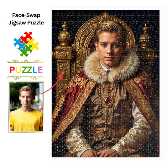 Unlock creativity with custom puzzles! Turn your photos into Royal King Puzzles, Renaissance Puzzles, and Historical Puzzles. Perfect for birthdays, anniversaries, and holidays. Unique gifts for friends, men, dads, and husbands. Custom puzzles that merge tradition with modern artistry.