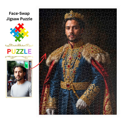 Delight in the artistry of custom puzzles! Transform your photos into Royal King Puzzles, Renaissance Puzzles, and Historical Puzzles. Perfect for birthdays, anniversaries, and special occasions. Unique and thoughtful gifts for friends, men, dads, and husbands, blending history and personal memories into one-of-a-kind puzzles.