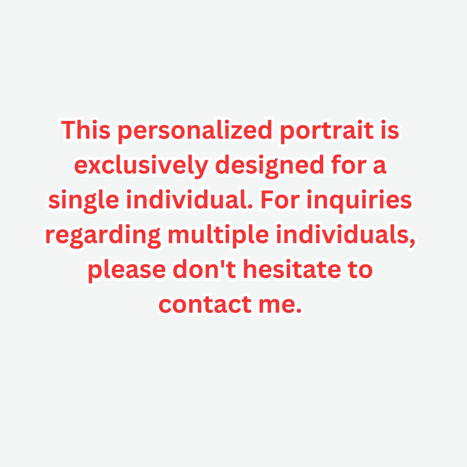 Personalize or custom Portrait (5)